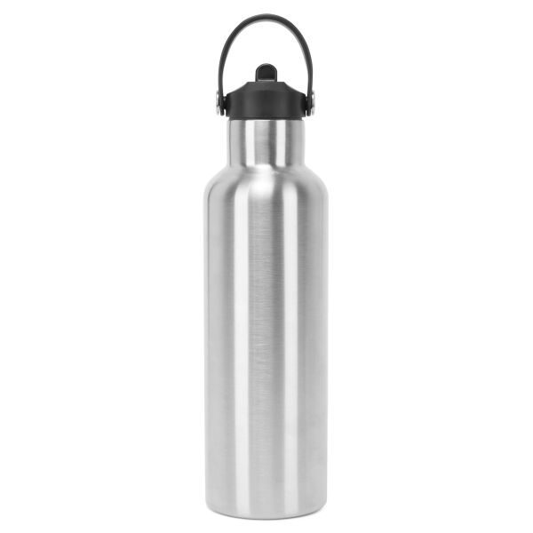 TriDri® Vacuum sports water bottle with flip-up straw Thumbnail