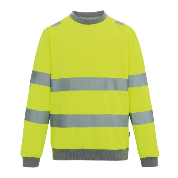Hi-vis Pro contrast crew neck sweatshirt Thumbnail