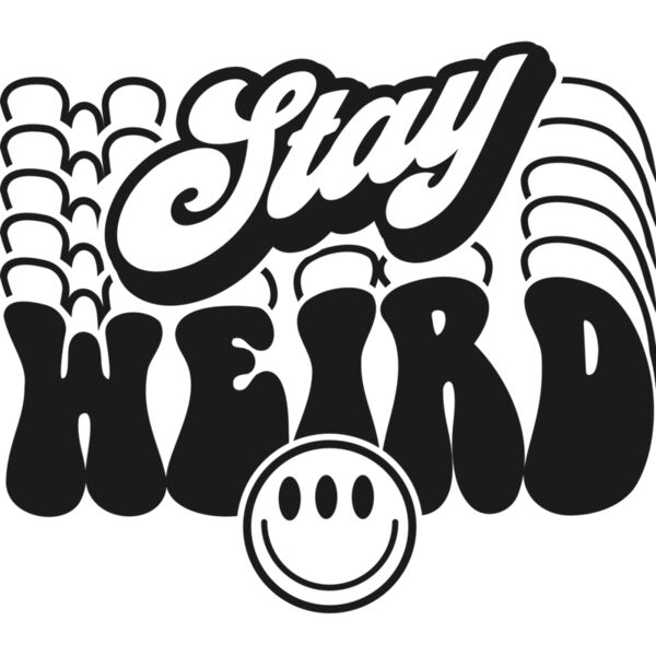 Stay weird SVG Thumbnail